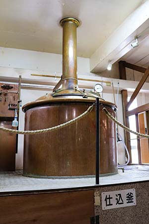 石垣島ビールの仕込釜